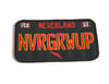 Never Grow up Car Plate Patch