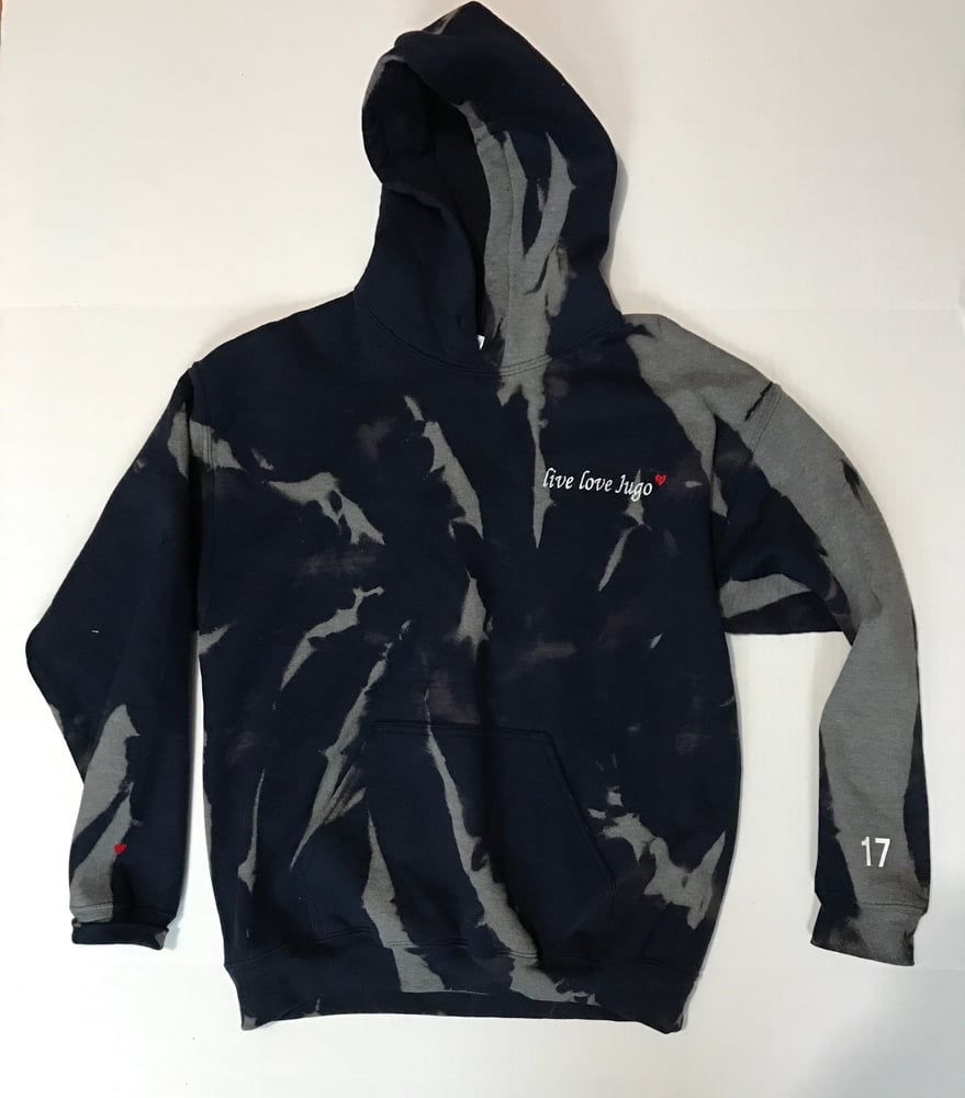 Image of DB Bleached Hoodie "#17"
