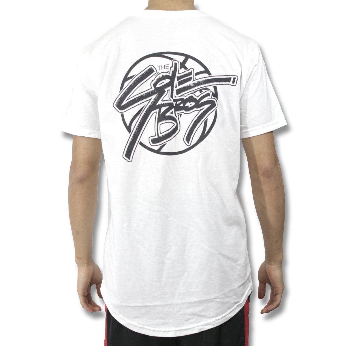 Sole Logo Long Tee (White) / The Sole Brothers