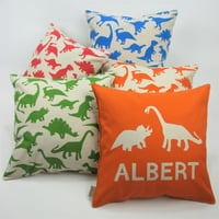 Image 4 of Personalised Dinosaur Cushion