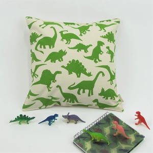 Image of Dinosaur Print Cushion
