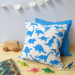Image of Dinosaur Print Cushion