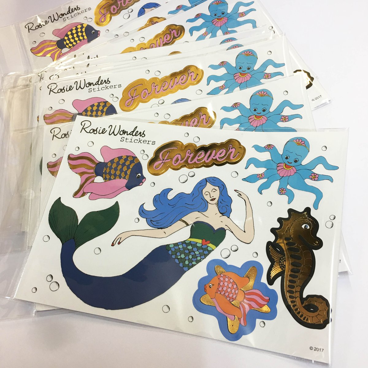 Forever Mermaid Stickers