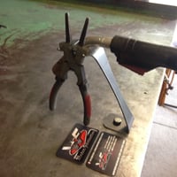 MIG Torch Stand w/ Built In Welding Pliers Holder