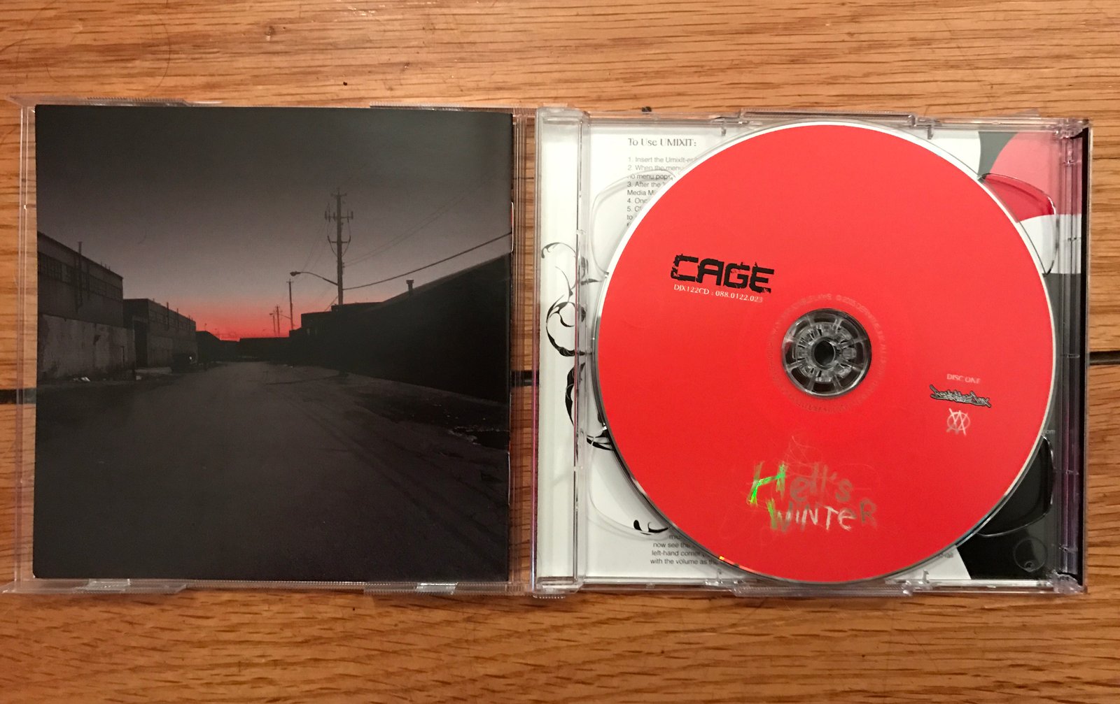Cage – Hell's Winter 2LP Cage – Hell's Winter – Vinyl (Red, 10