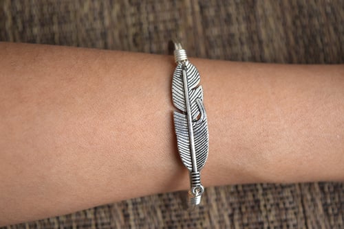 Image of Feather Clasp Bangle