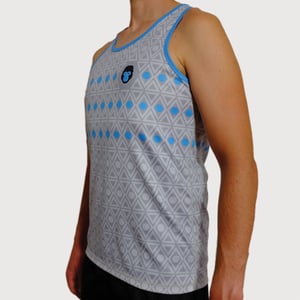 Men's Aztec Active Singlet - mekong