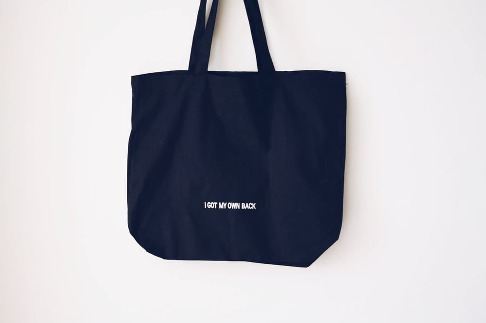 Image of I GOT MY OWN BACK LARGE TOTE