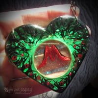 Image 4 of Ruby Slippers Diorama Resin Pendant