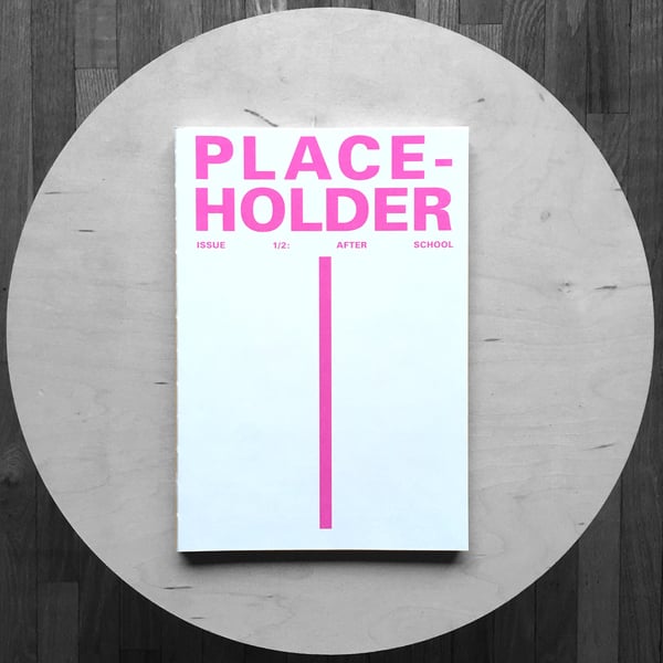 Image of PLACE-HOLDER: After School - Issue 1/2