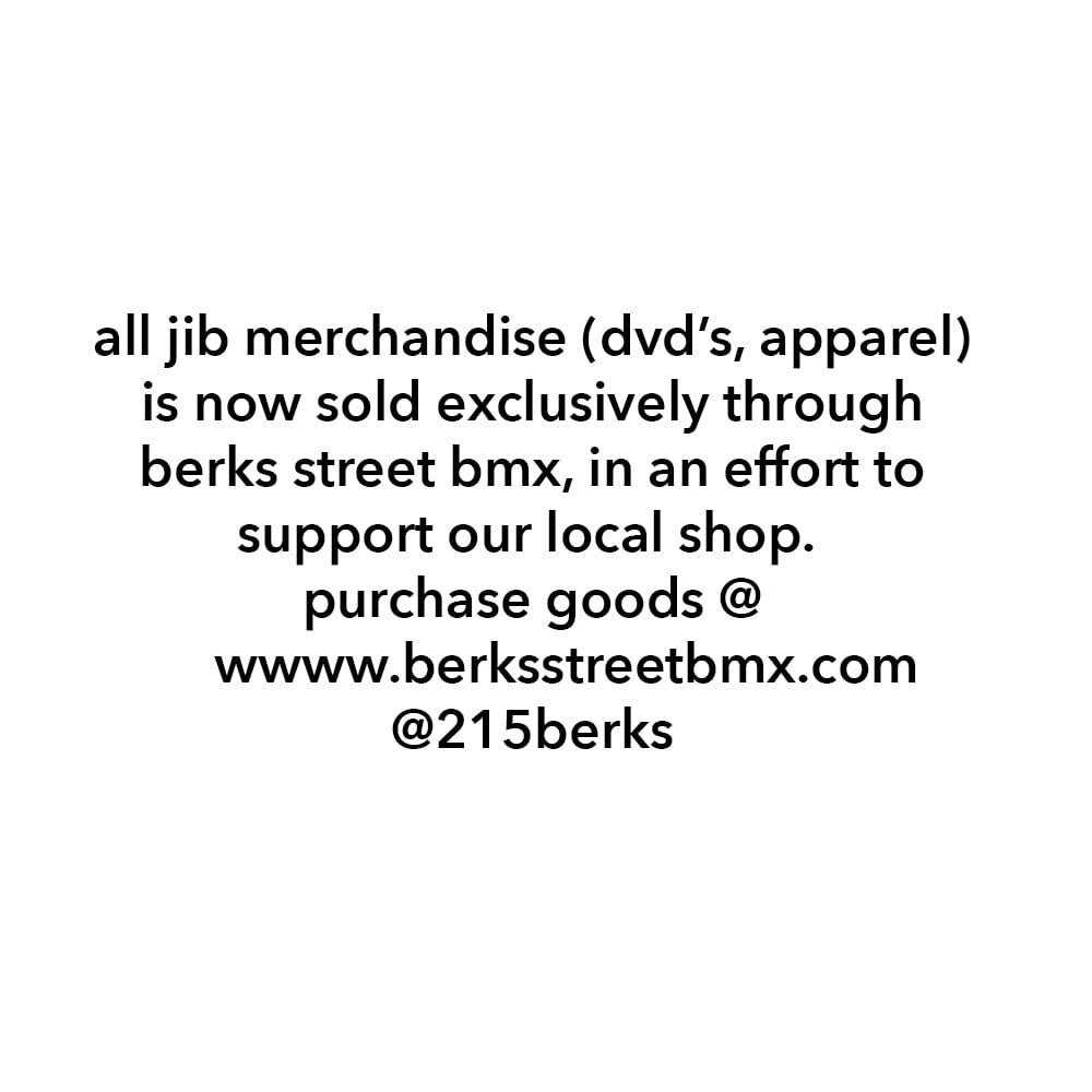 Image of ALL JIB MERCHANDISE SOLD EXCLUSIVELY THROUGH BERKS STREET