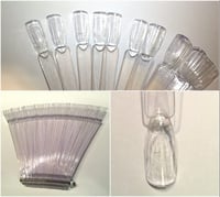Clear or White Nail Swatch Sticks (50 pc.)