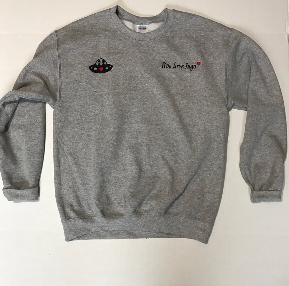 Image of livelovejugo x spaceship sweatshirt