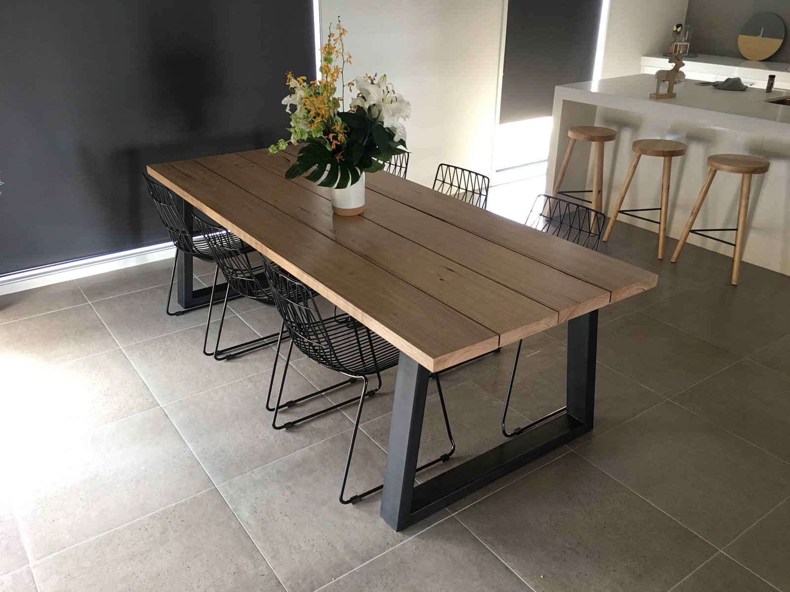 Wooden Plank To Lift Dining Room Table