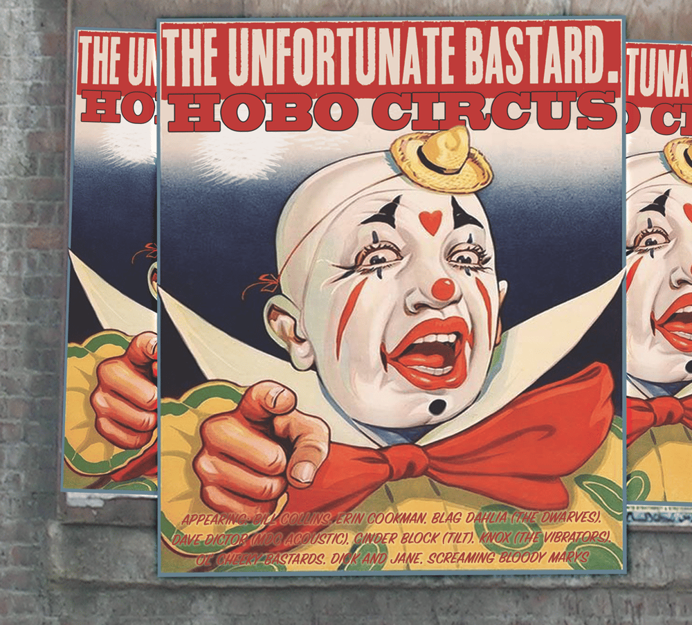 Image of THE UNFORTUNATE BASTARD & friends HOBO CIRCUS / Format: CD