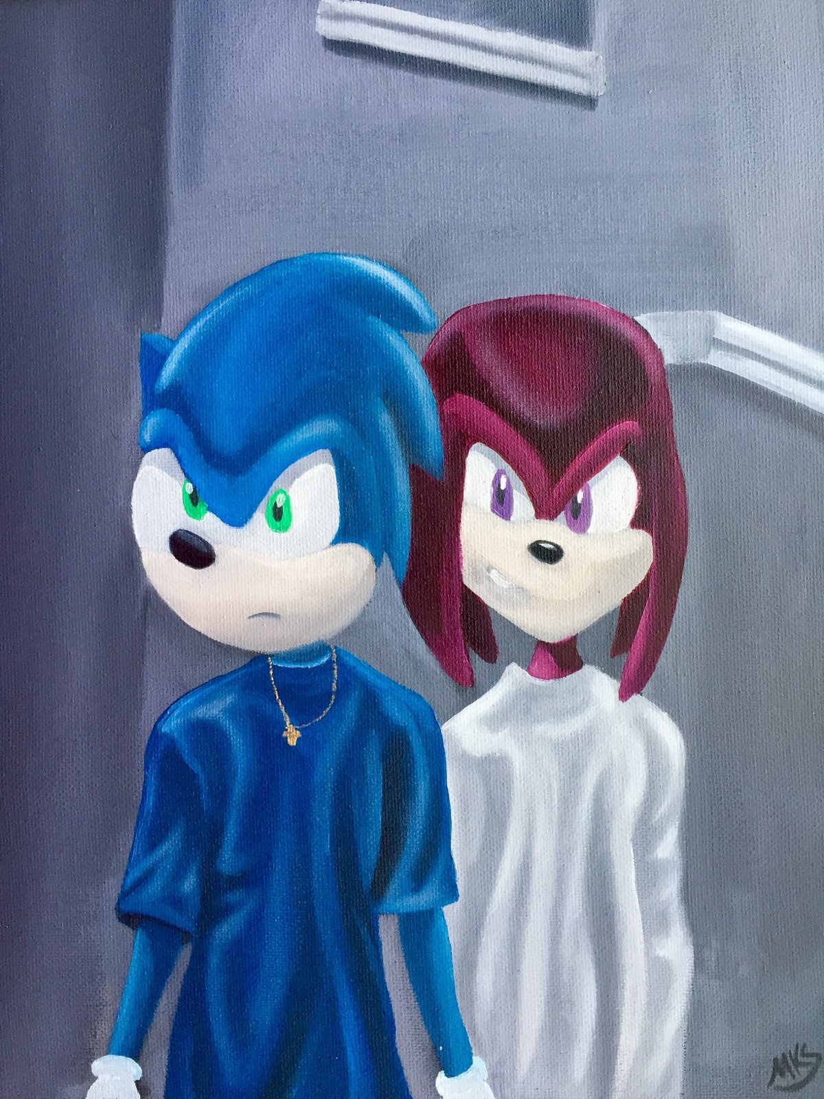 Image of "Classic Meets Classic: Menace II Society Meets Sonic and Knuckles"