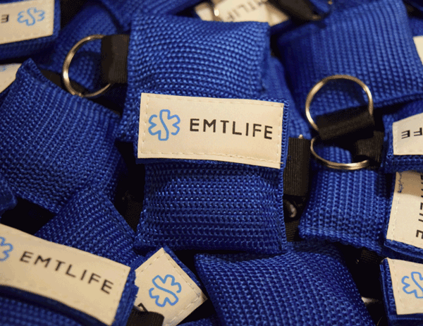 Image of EMTLIFE CPR Keychain (Blue)