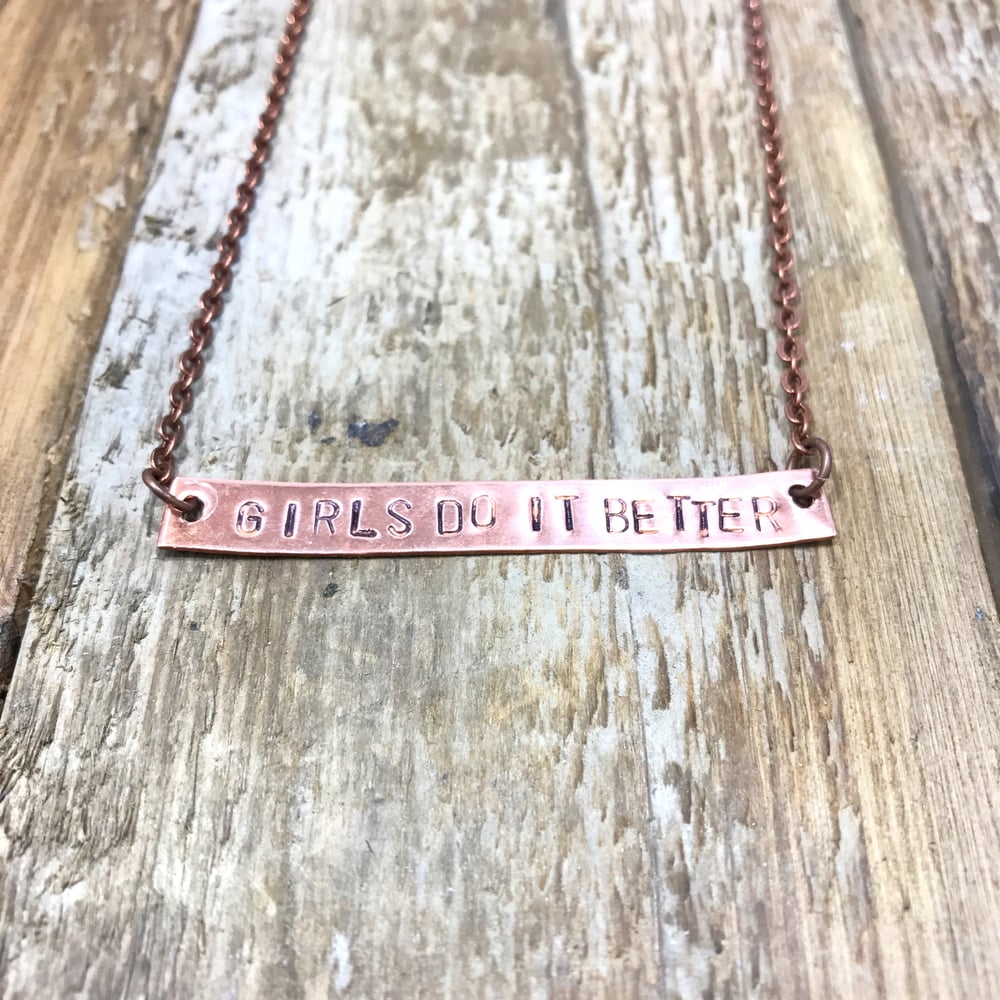 Image of Girls Do It Better Necklace