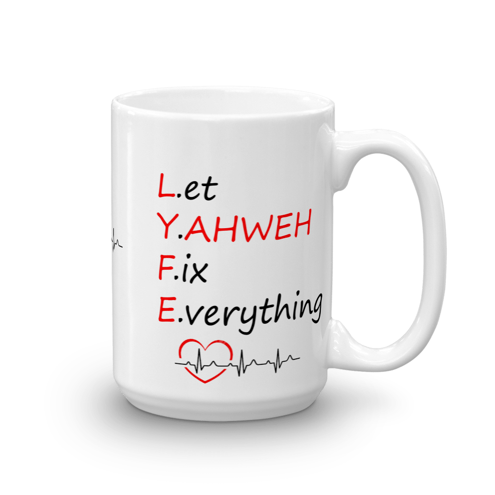 Image of Mug *4* L.Y.F.E (Yahweh)