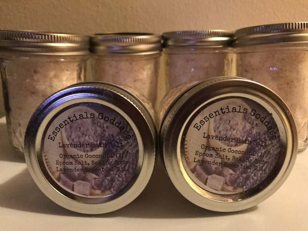 Image of Organic Bath Salt (Handmade item, Made to order)