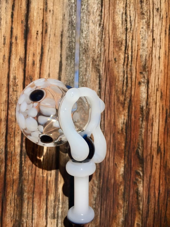 Image of Black and White Imploded bubble Wand