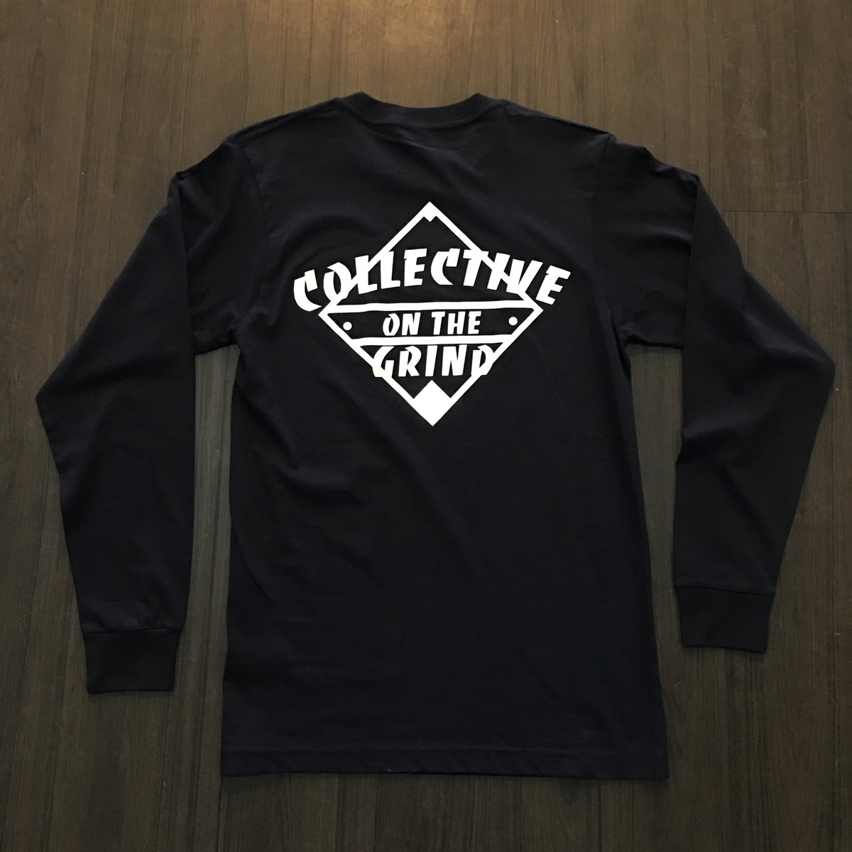 Image of Collective On The Grind Longsleeve (Navy)