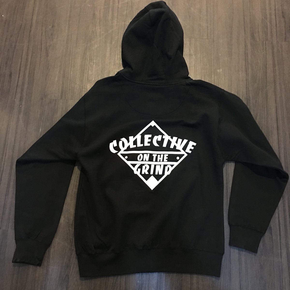 Image of Collective On The Grind Zip-Up Sweater(Black)