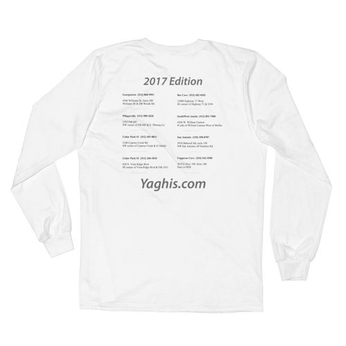 Image of Yaghi's Lightweight Long Sleeve (White)