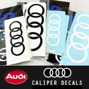 Image of PROJECTB5 - FOUR RINGS Caliper Decals SET