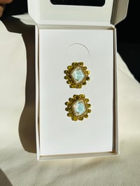 Image 3 of Golden Stud Earrings 
