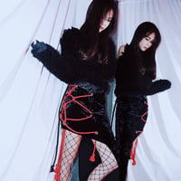 Image 5 of DVMVGE TOKYO X' Black Shibari 2way Cut-out Sweater