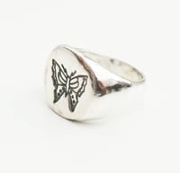 Image 1 of The Gethin Solid Silver Signet Ring