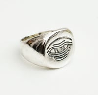 Image 1 of The Piers Solid Silver Signet Ring