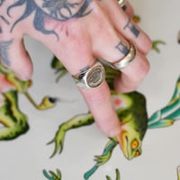 Image 5 of The Piers Solid Silver Signet Ring