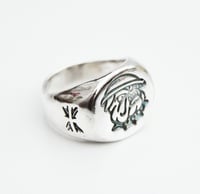 Image 4 of The Pound Solid Silver Signet Ring