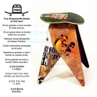 Image 1 of The Original Deckstool - 18" Recycled Skateboard Stool - Built-to-order and Free Shipping