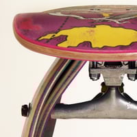 Image 5 of The Original Deckstool - 18" Recycled Skateboard Stool - Built-to-order and Free Shipping