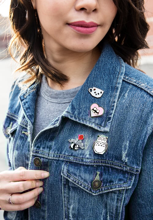 Image of "Panda Bums" Hard Enamel Pin