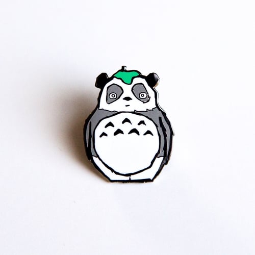 Image of "Totoro Panda" Hard Enamel Pin