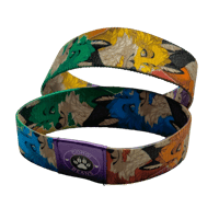 Image 2 of Rainbow foxes Wristband