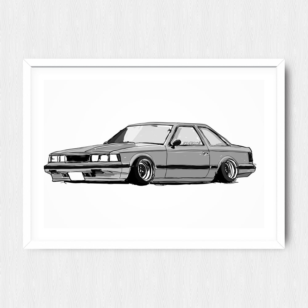 Image of Z10 SOARER GREYSCALE PRINT