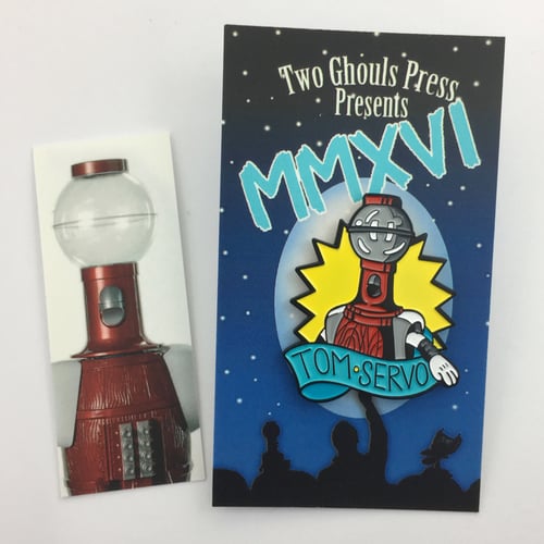 Image of Robot Roll Call - Lapel Pin