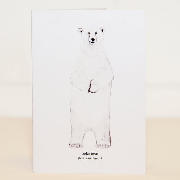 Image of Polar Bear Mini Card