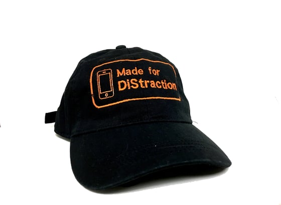 Image of NEW! ORANGE/BLACK OG 'Made for Distraction' Logo Cap