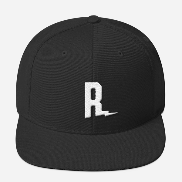 Image of Rawkbox "Electric R"  Wool Blend Snapback Cap