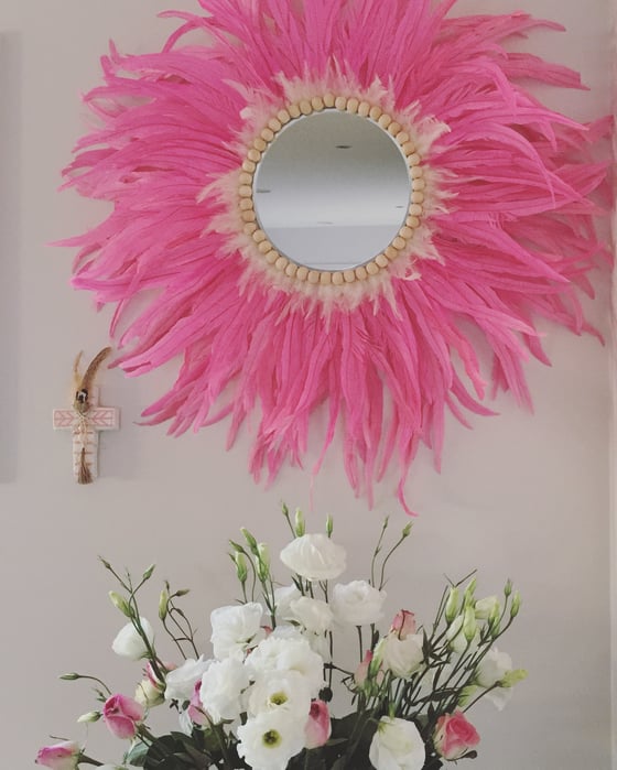 Image of Juju Mirror - Peony Pink