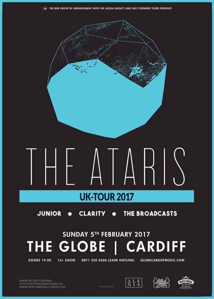 Image of *Ticket* The Globe, Cardiff - The Broadcasts support The Ataris (Feb 5th)