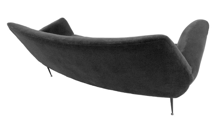 Image of Curved Sofa, Italy 1950s