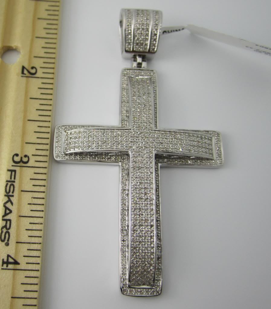 Image of XL 2.25 CT DIAMOND CROSS