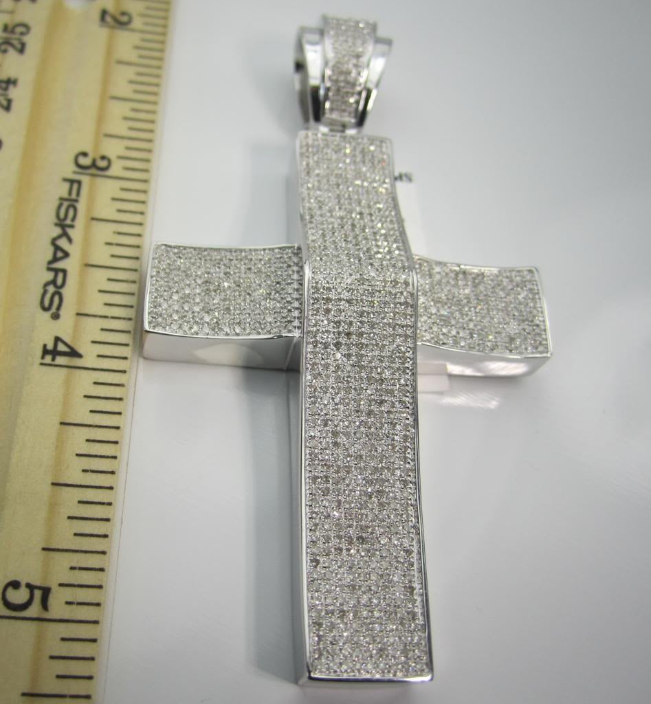 Image of XL 3.89 CT DIAMOND CROSS